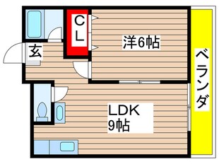 メゾンさかいの物件間取画像